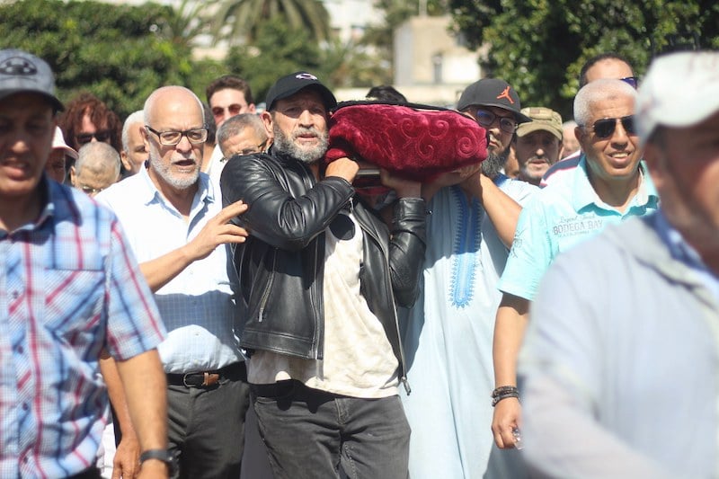 “أيقونة مغربية”.. جثمان الفنانة نعيمة المشرقي يوارى الثرى في مقبرة الشهداء