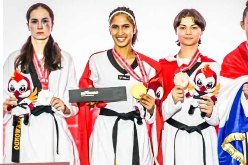 الدحاوي تحرز ذهبية بطولة العالم للتايكوندو