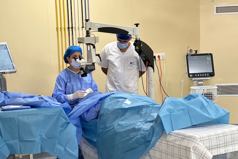 حملة طبية تحارب العمى في المضيق‬