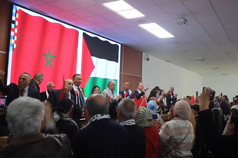 نقابة مغربية تتضامن مع عمال فلسطين