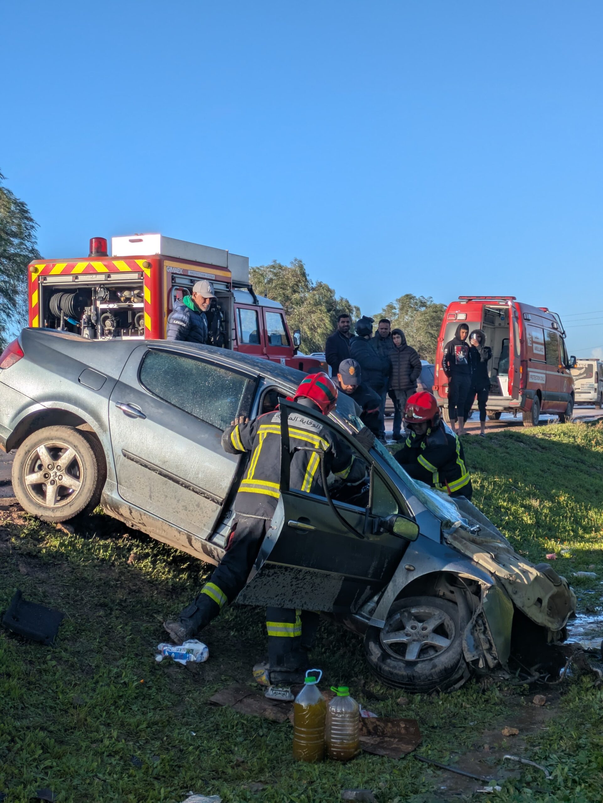 حادثة سير مروعة تخلف قتيلاً بمدخل برشيد حادثة سير مروعة تخلف قتيلاً بمدخل برشيد